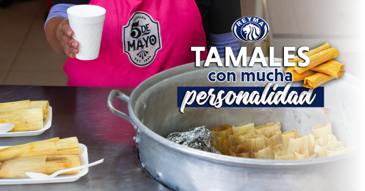 Tamales con mucha personalidad